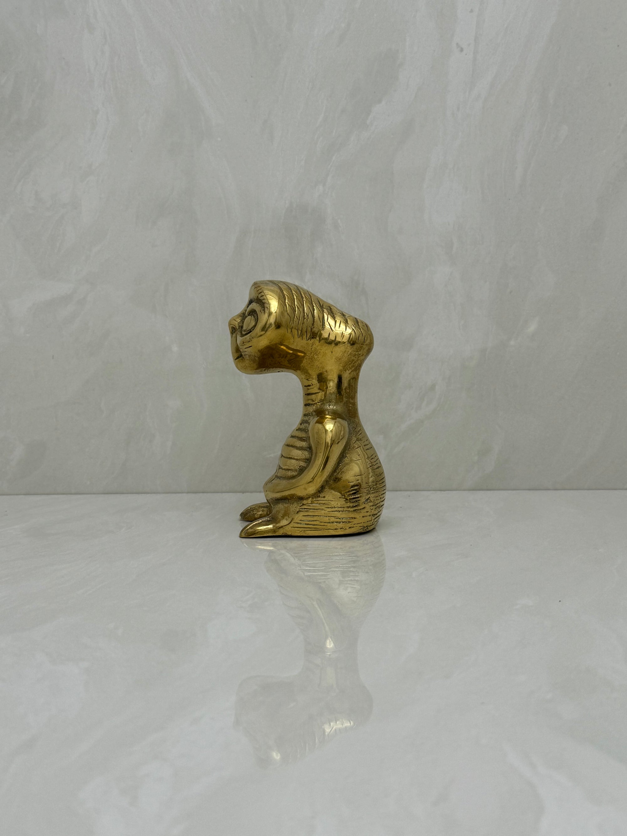 Vintage Brass E.T. Figurine