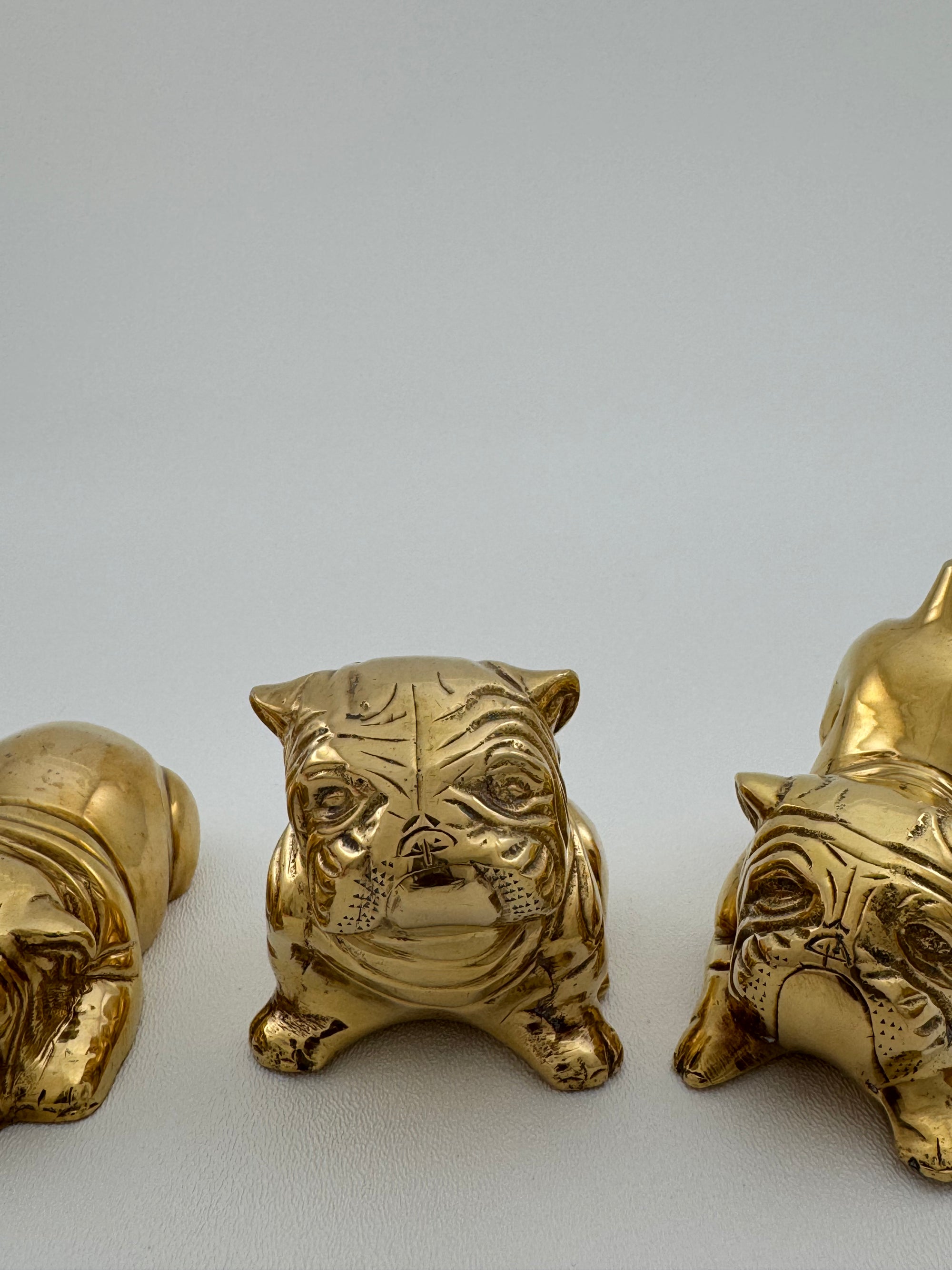 Vintage Brass Bulldogs Trio