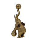 Vintage Brass Balancing Elephant