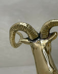 Cute Vintage Brass Antelopes-A Pair