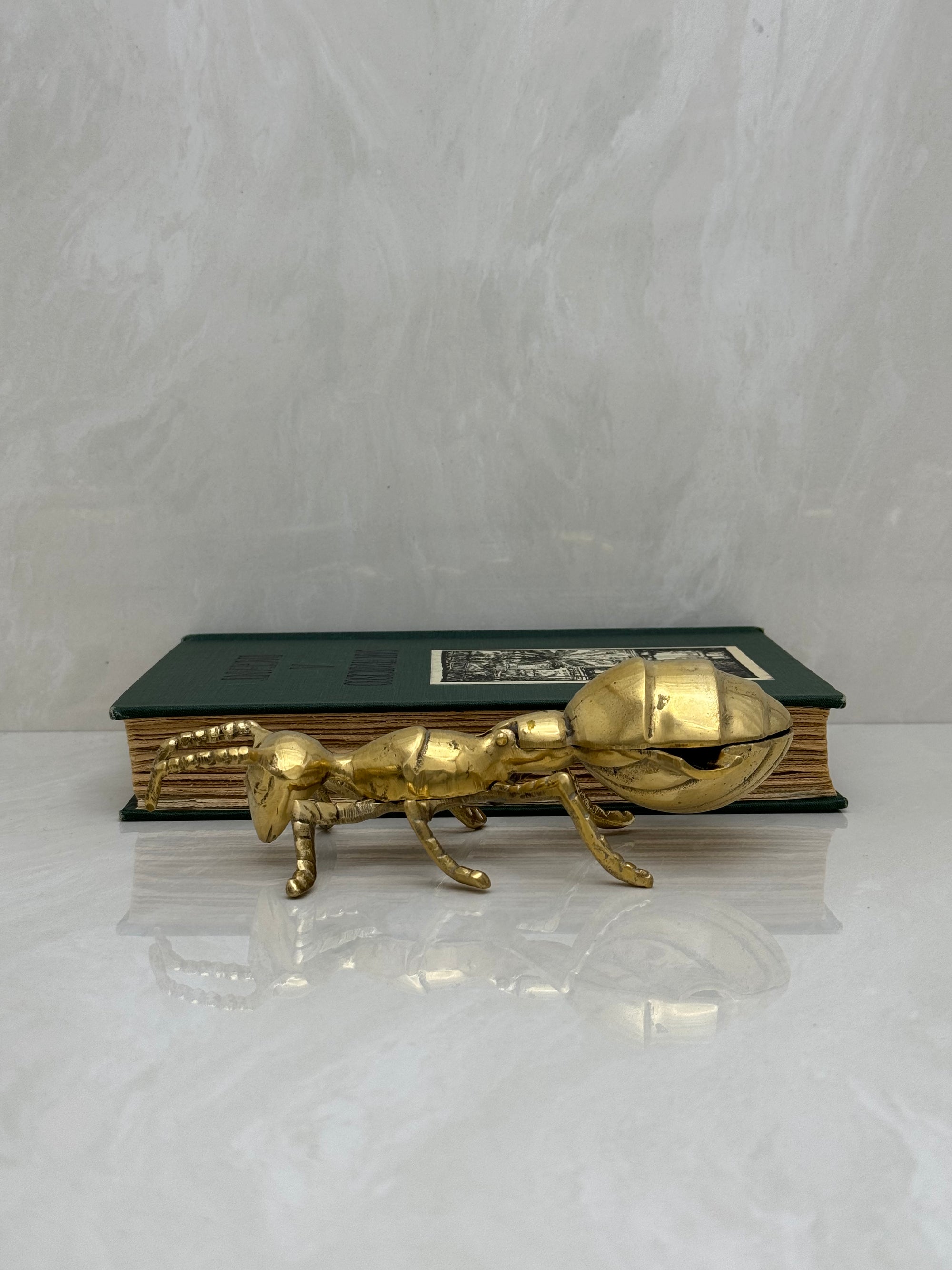 Vintage Brass Retro Ant AshTray