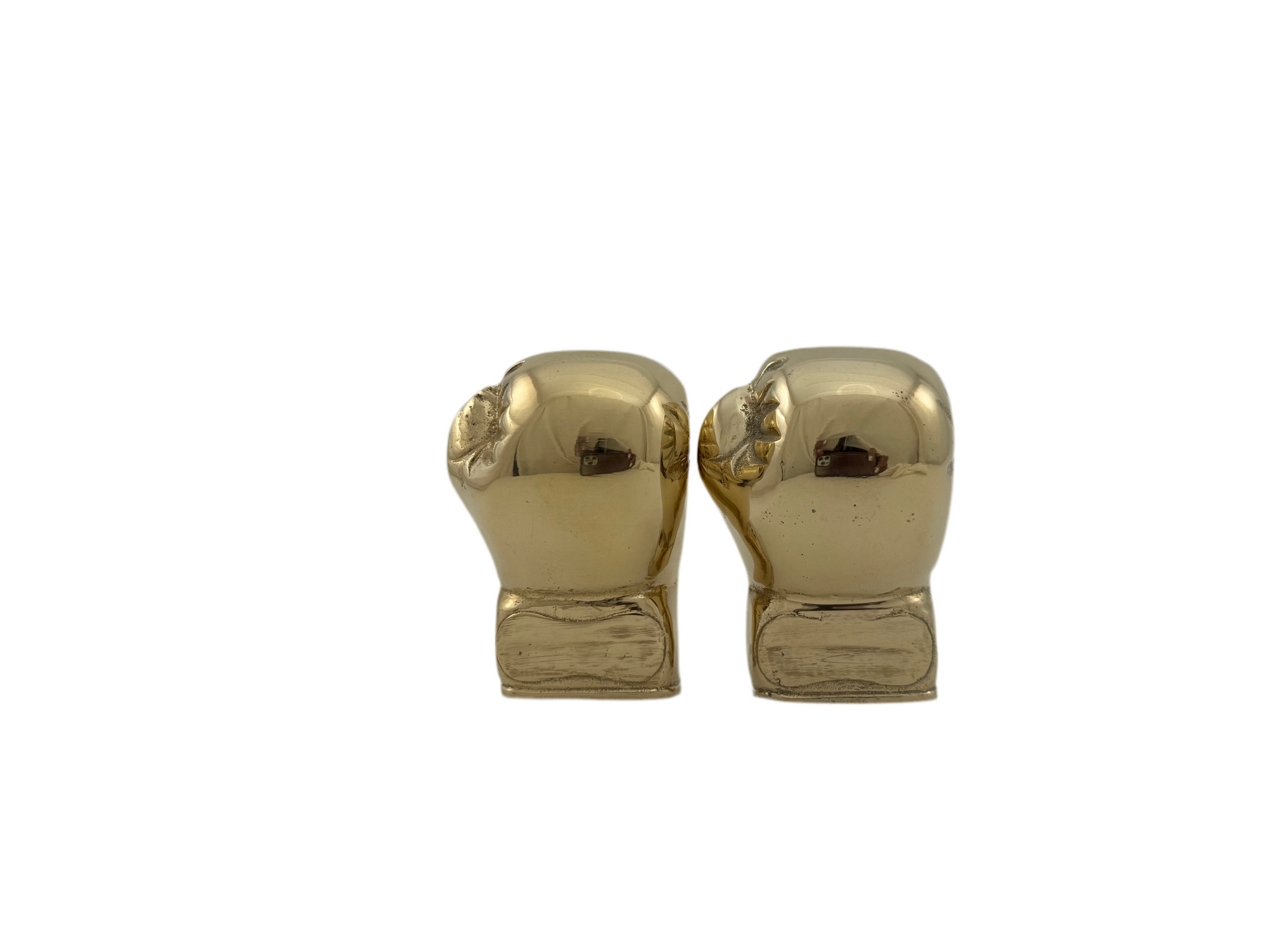 Two Small Vintage Brass Boxing Gloves