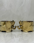 Vintage Brass Elephant Cachepots- A Pair