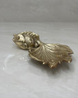 Vintage Brass Fish Trinket Dish