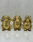 Vintage Morality Frogs Hear, Speak, See No Evil- A Set of Three