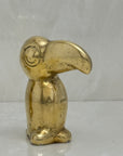 Small Vintage Brass Toucans-A Pair