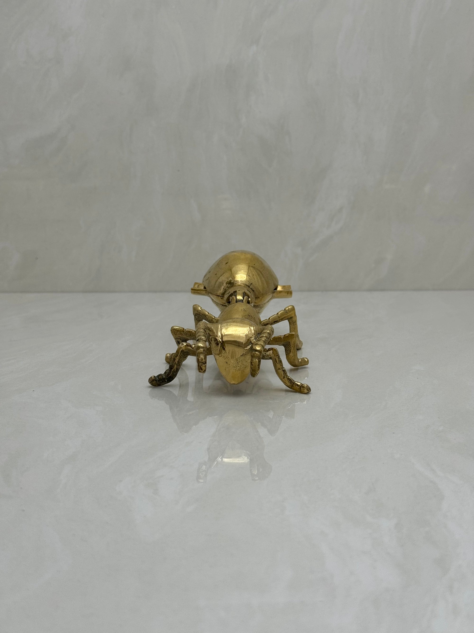 Vintage Brass Retro Ant AshTray