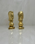 Vintage Brass Horse Bookends-A Pair