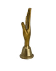 Vintage Brass Hand Sculpture – Mid-Century Modern Jewelry Display or Art Accent