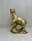 Large Vintage Brass Bear