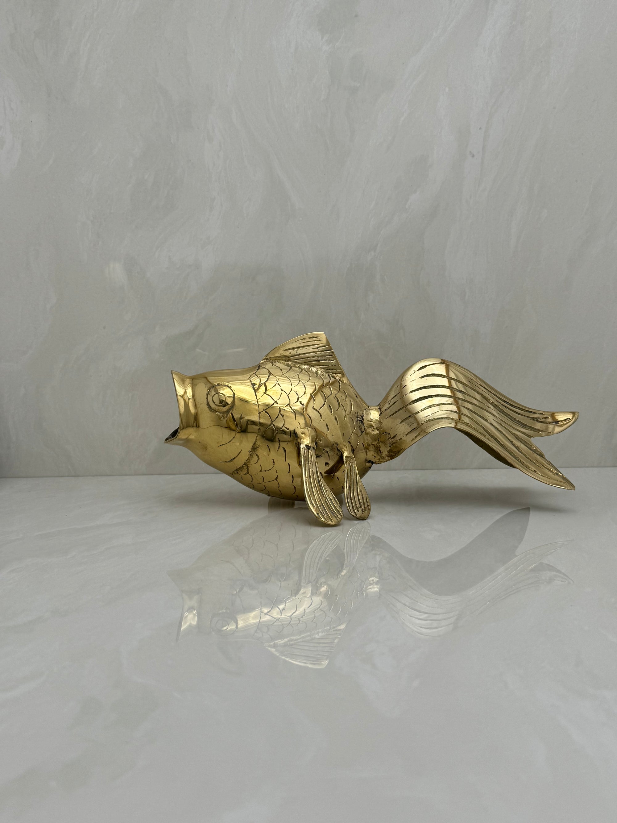 Vintage Brass Fish