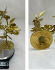 Vintage Brass Hummingbird Candleholders-A Pair