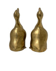Vintage Brass Duck Bookends-A Pair