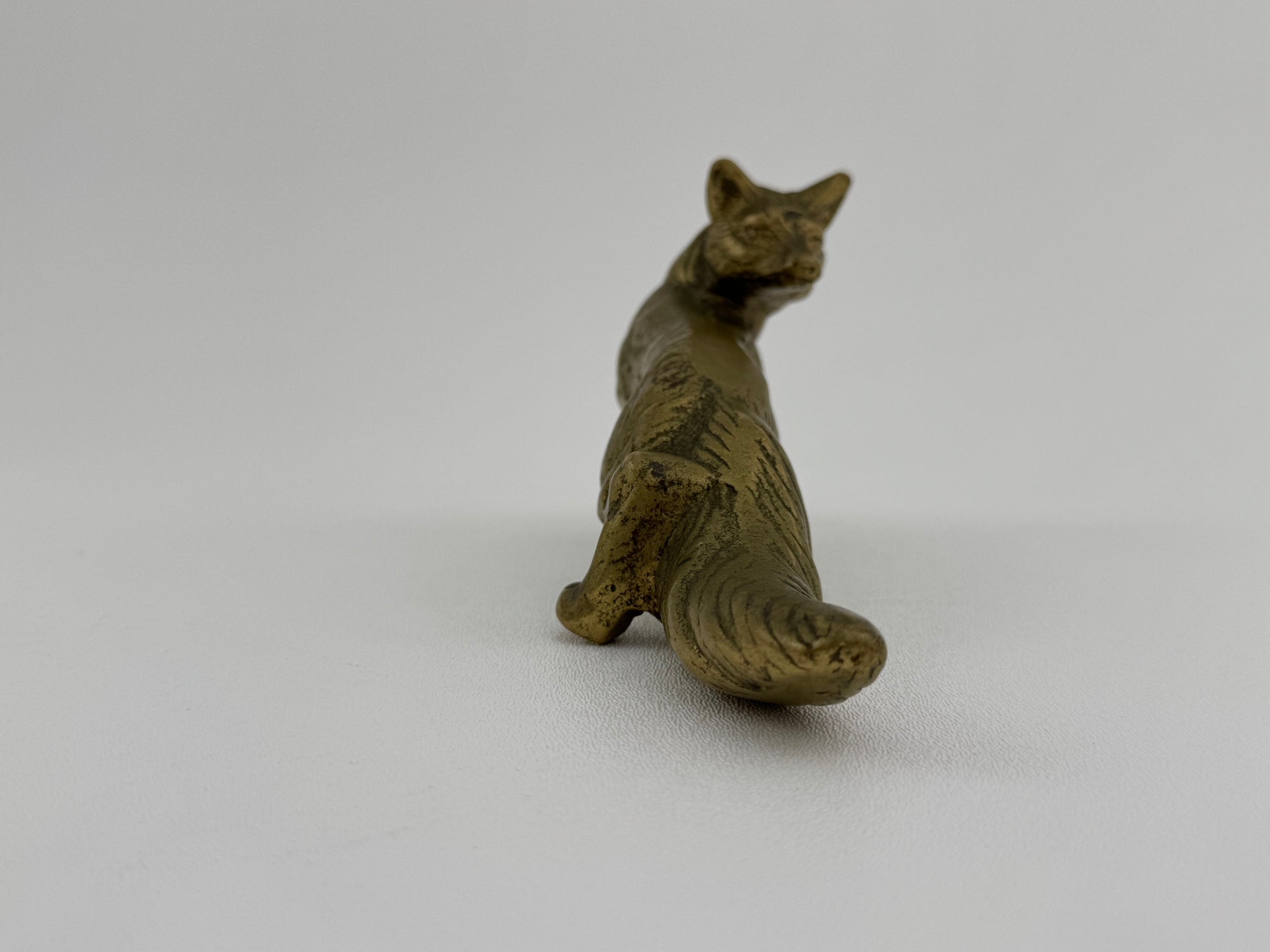 Vintage Brass Fox Figurine – Symbol of Cleverness &amp; Resilience