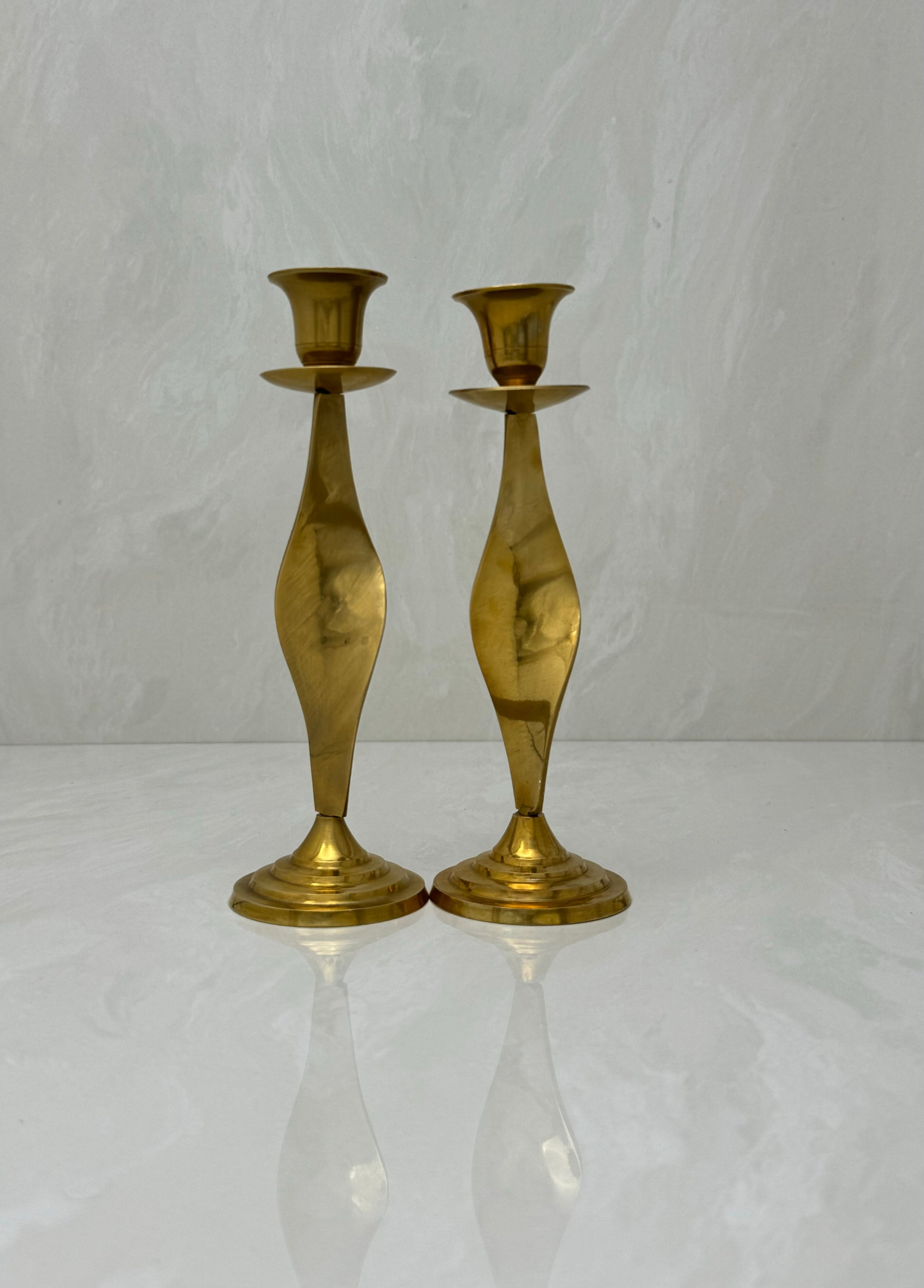 Vintage Brass Candlestick Holder