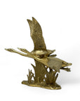 Vintage Brass Bird Sculpture