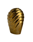 Vintage Brass Swirl Vase