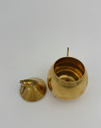 Vintage Brass Hen Lidded Container