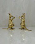 Vintage Brass Kangaroo Bookends-A Pair