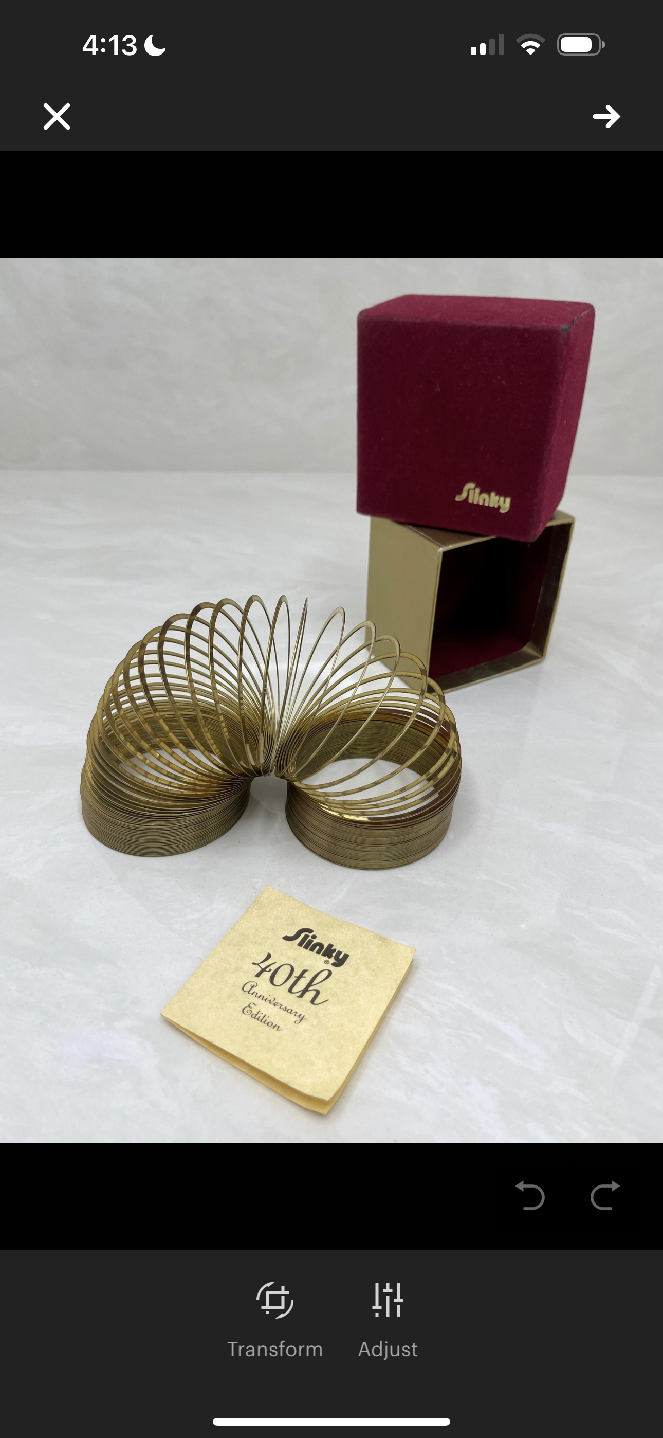 Vintage Brass Slinky