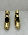 Pretty Brass Ballerina Slippers -A Pair