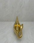 Vintage Brass Swan Trinket Dish