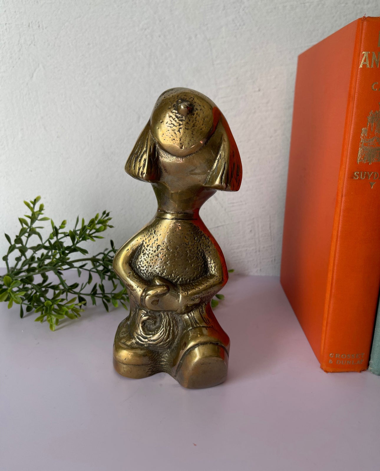 Vintage Brass Dapper Dog