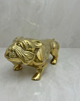 Large Vintage Brass Bulldog