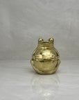 Vintage Brass Big Belly Frog Coin/Wish Bank