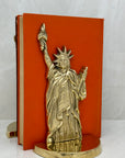 Vintage Brass Statue of Liberty Bookends- A Pair