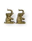 Vintage Brass Elephants-A Pair