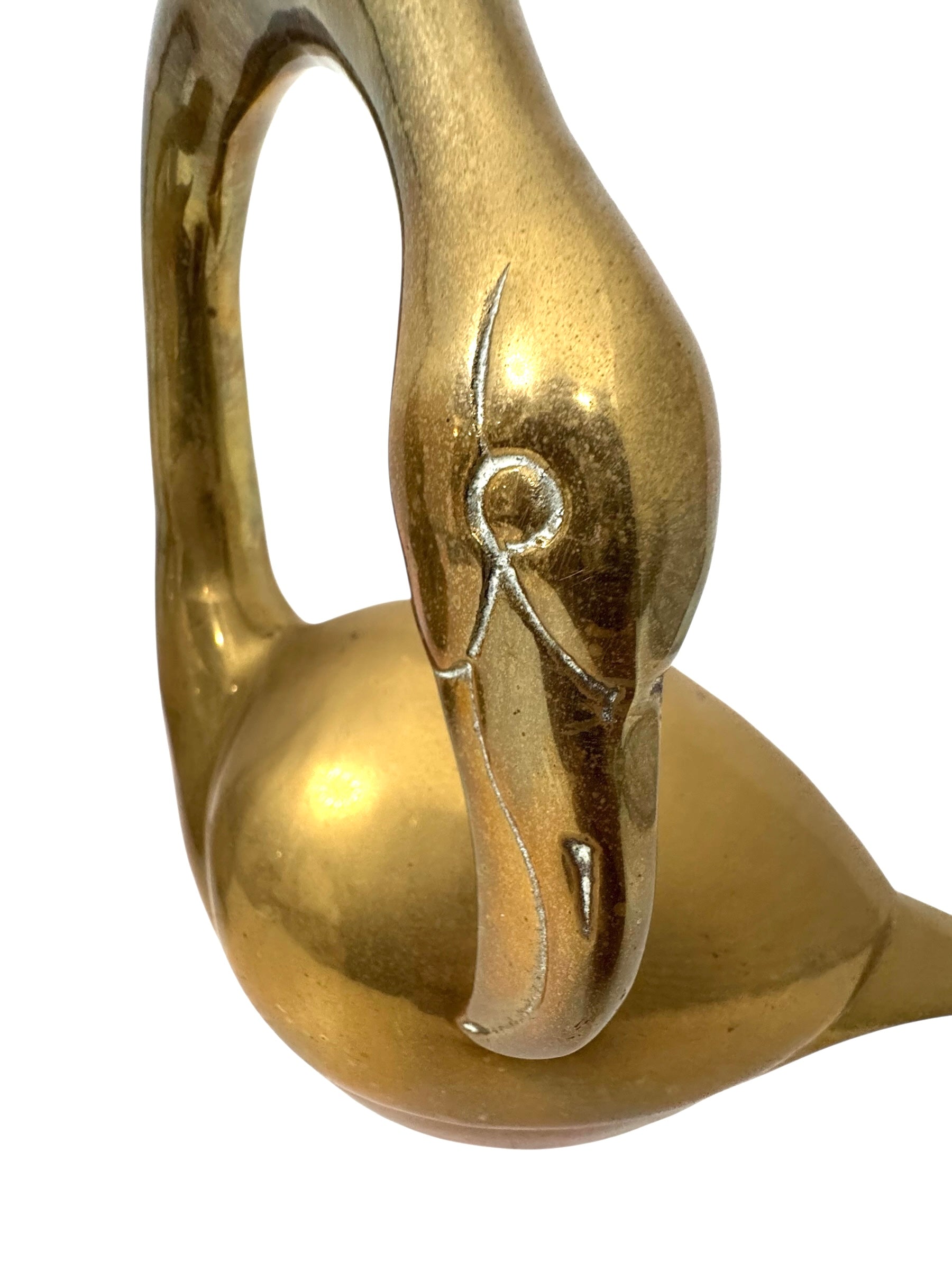 Vintage Brass Flamingo Pair | Mid-Century Sculptural Birds | Made in Korea