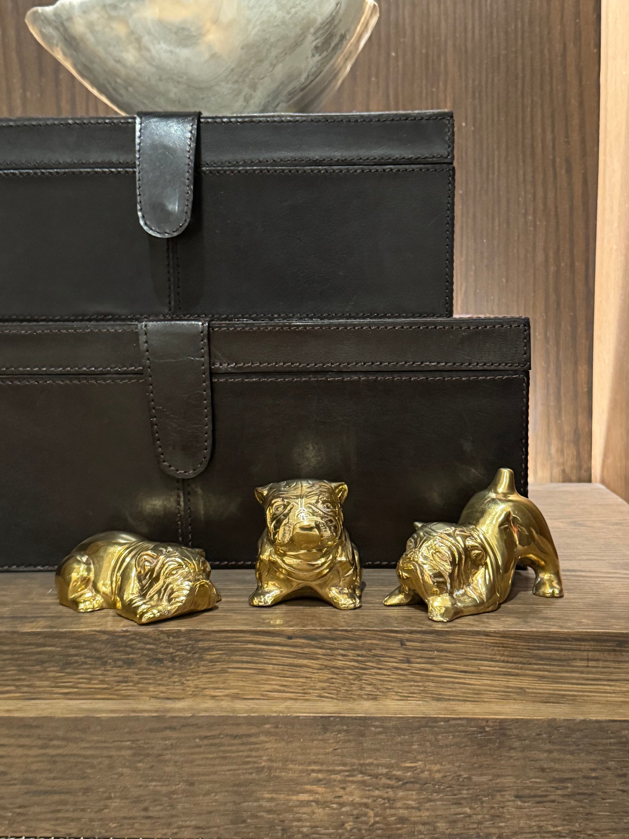 Vintage Brass Bulldogs Trio