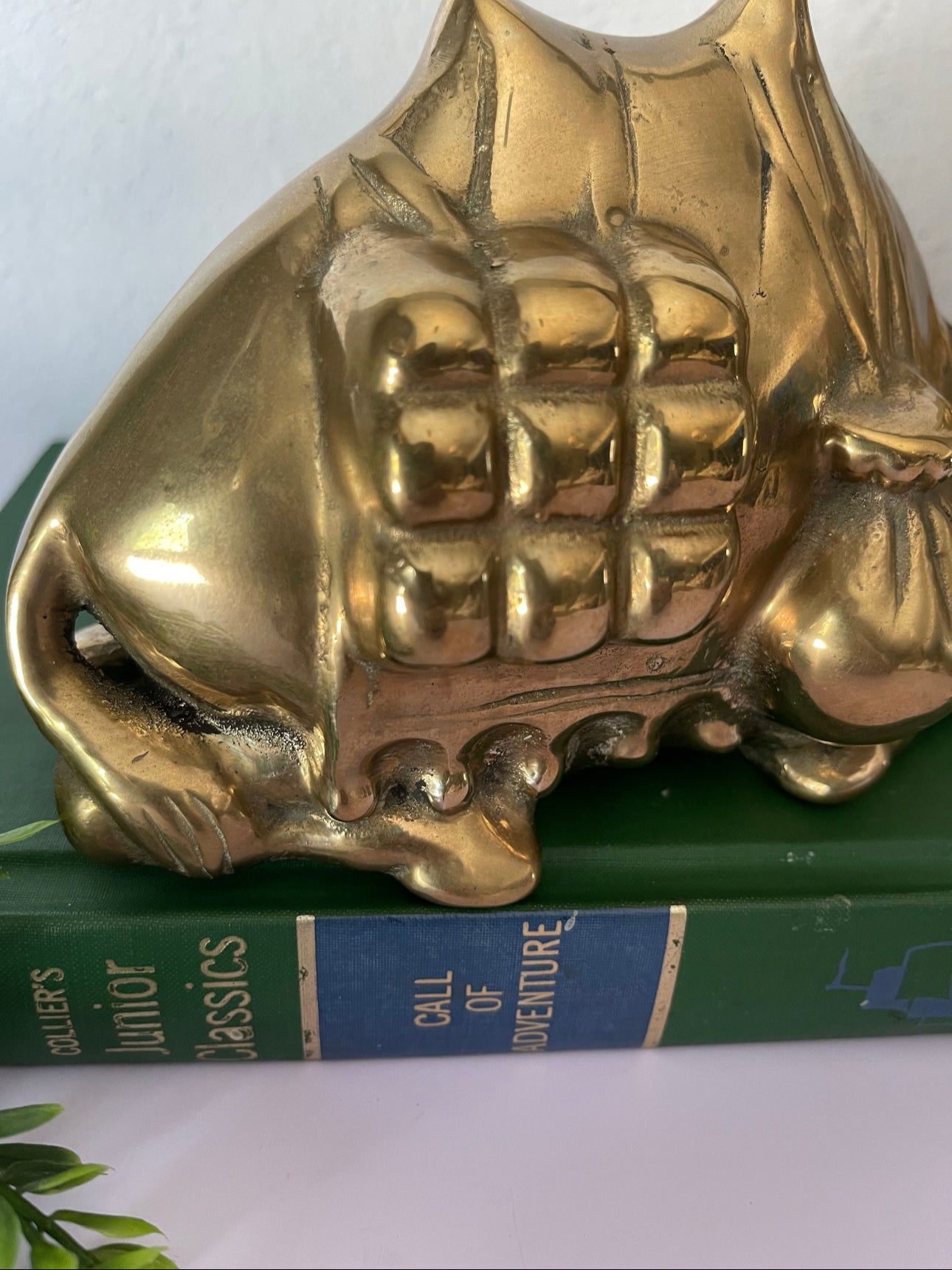 Vintage Brass Resting Camel