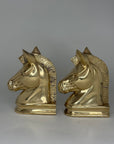 Vintage Brass Horsehead Figurines/Bookends
