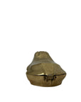 Vintage Brass Frog Trinket Box