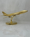 Vintage Brass Airplane on Stand