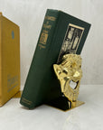 Greek Drama Mask Bookends Comedy And Tragedy-A Pair