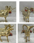 Cute Vintage Brass Antelopes-A Pair