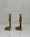 Vintage Brass Drama Masks Bookends- A Pair