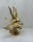 Vintage Brass Bird Sculpture