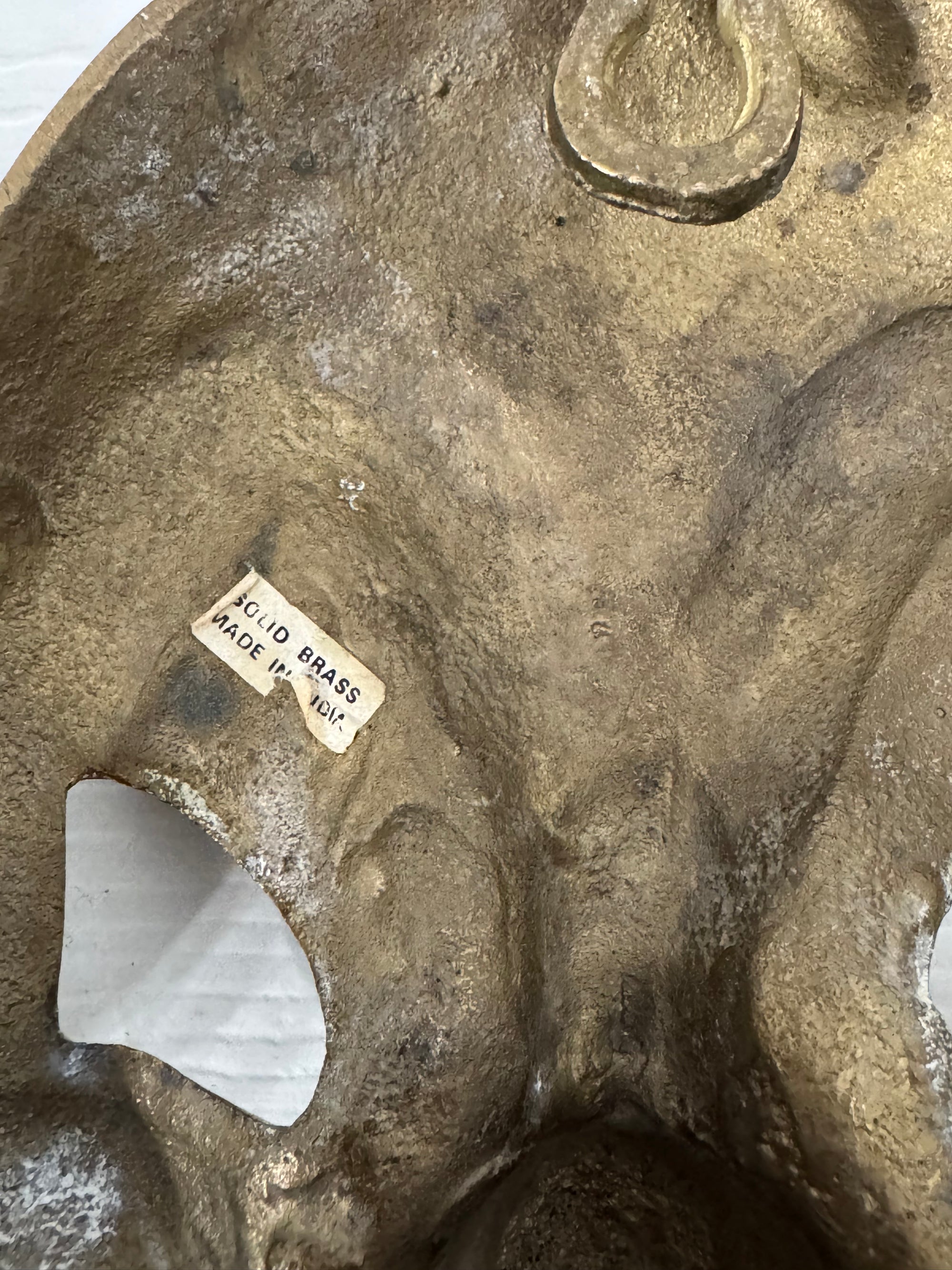 Vintage Brass Comedy &amp; Tragedy Masks – Theater Wall Art, Made in India