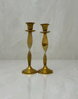 Vintage Brass Candlestick Holder