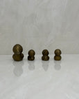 Small Vintage Brass Duck Family-A Four Piece Set