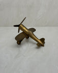 Small Vintage Brass Airplane