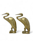 Vintage Brass Heron Birds-A Pair