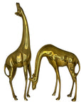 Vintage Brass Giraffes- A Pair
