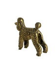 Vintage Brass Poodle