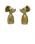 Vintage Brass Mouse-A Pair