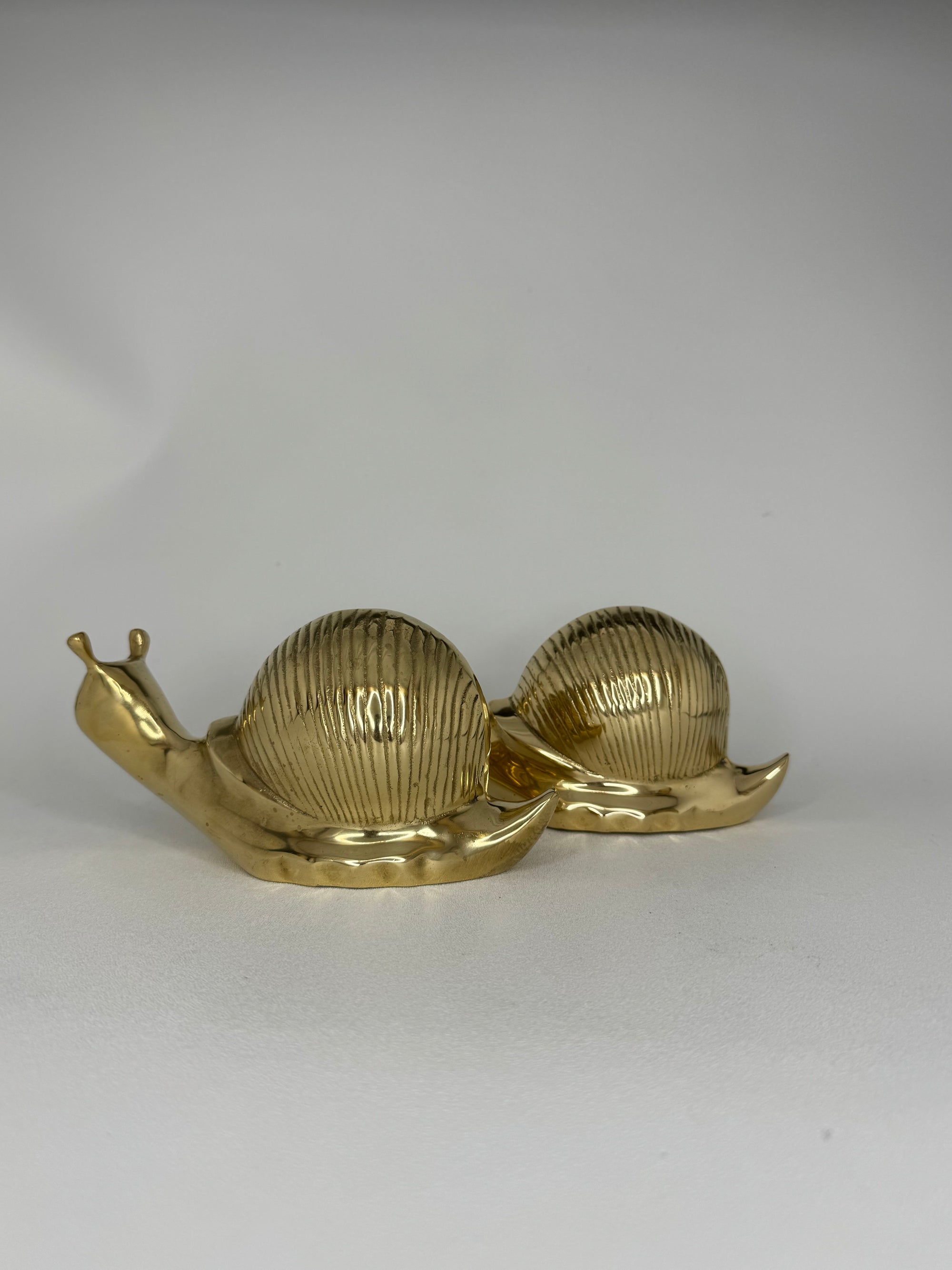 Vintage Brass Snails-A Pair
